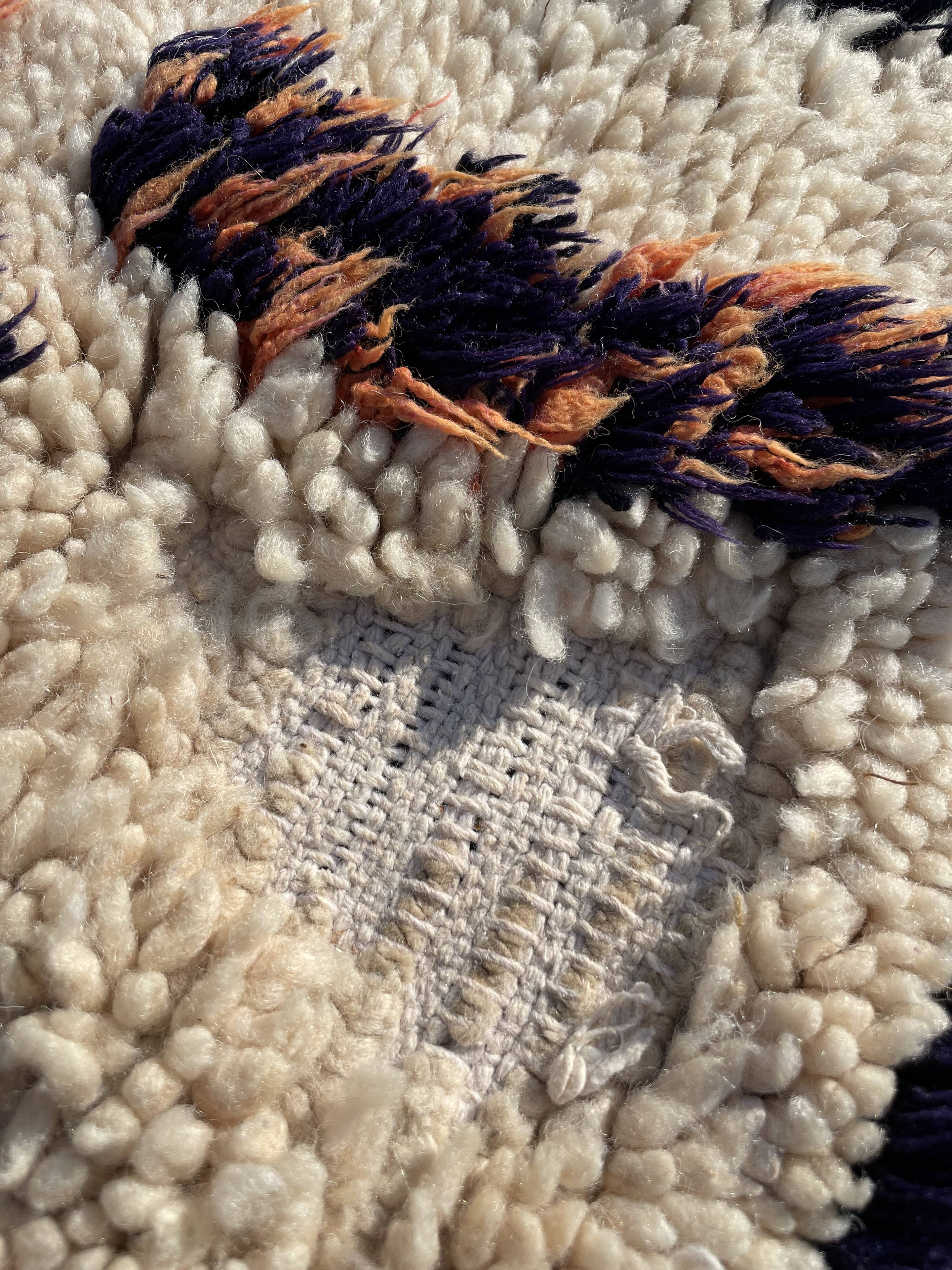 Azilal carpet from morocco 75x145 cm