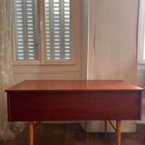 Vintage 60s mahogany desk