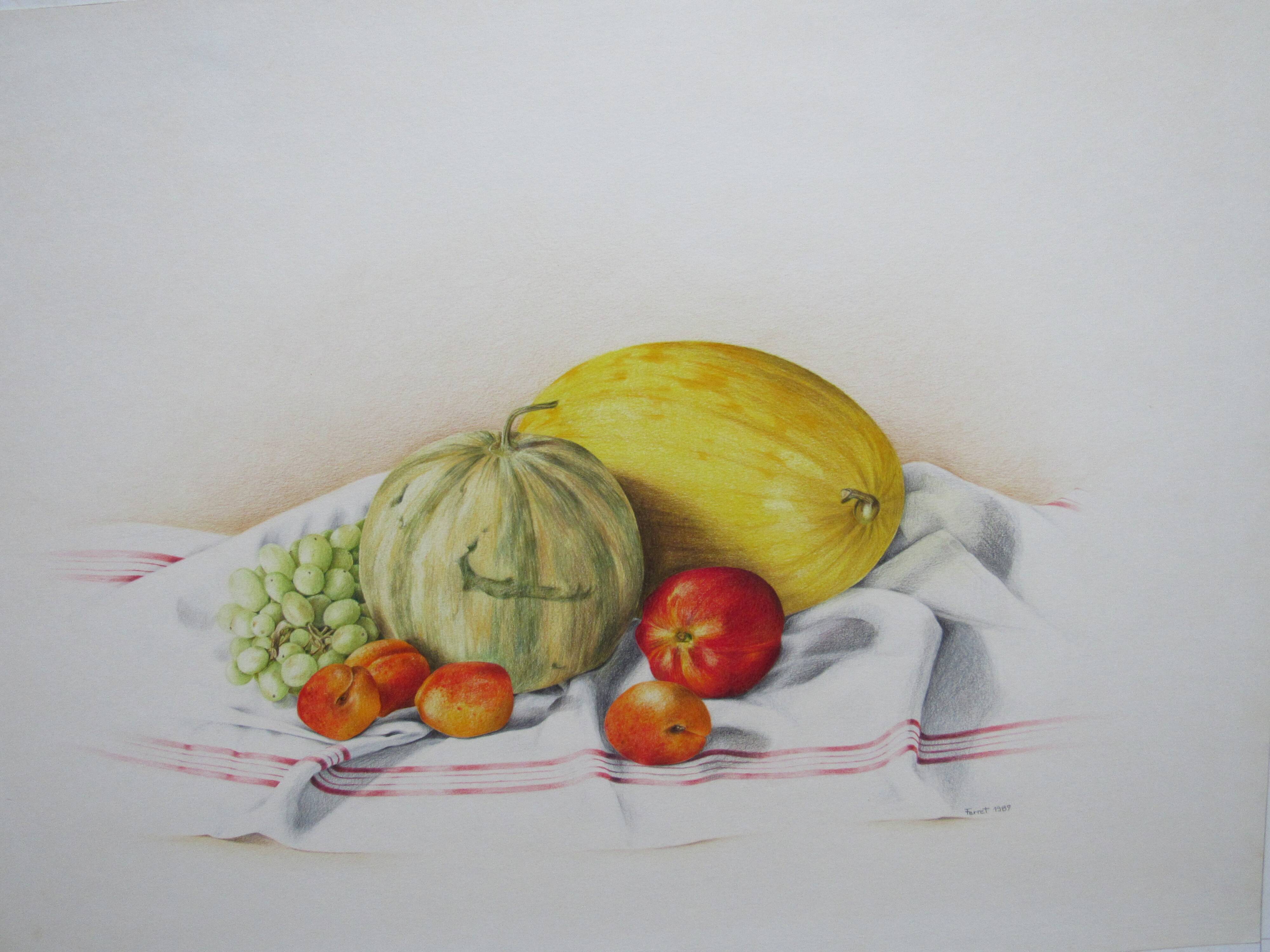 Still life pencil colors