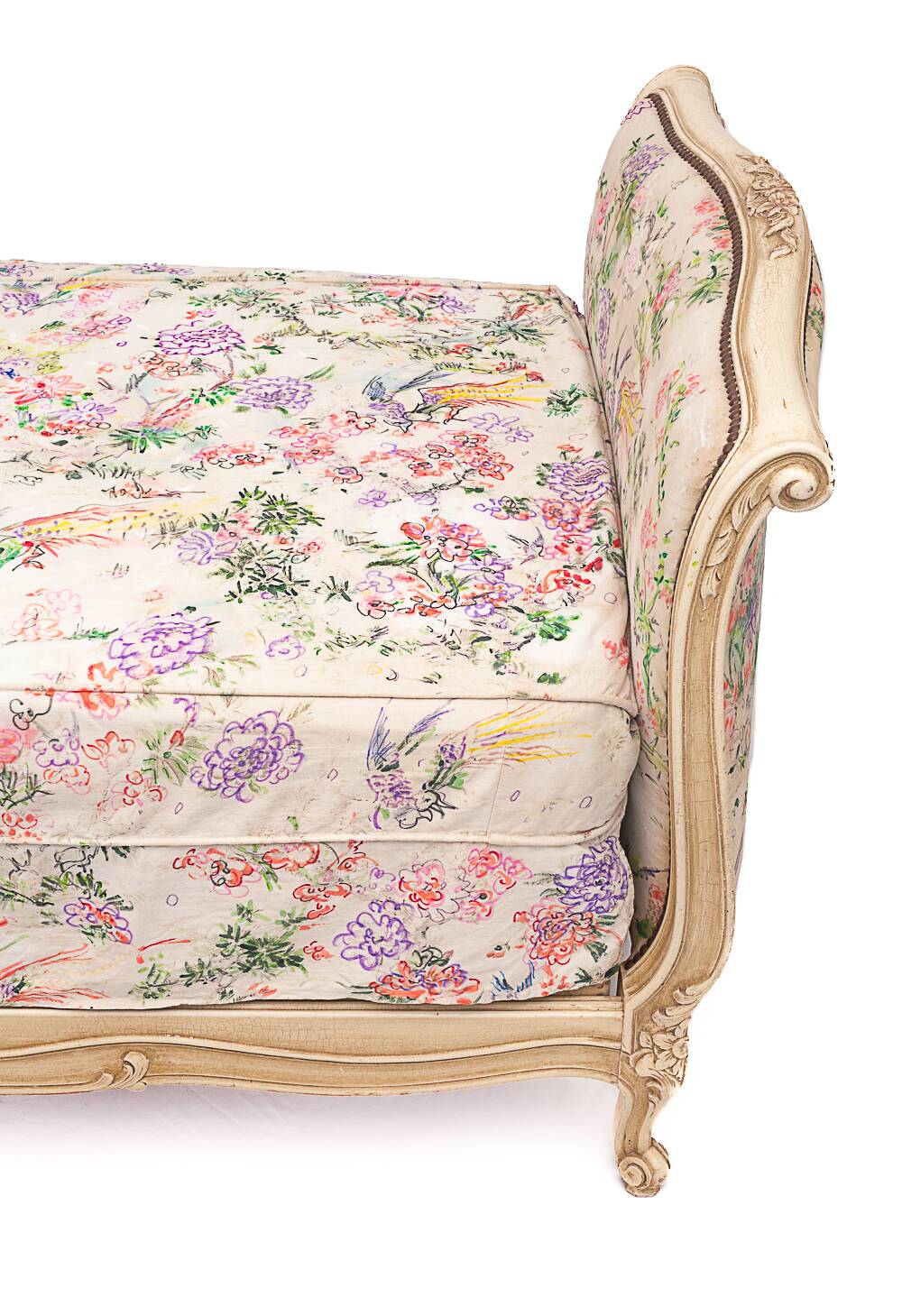 Vintage Upholstered Daybed