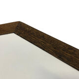 Vintage coffee table wenge hexagon 1960