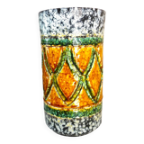 Roller vase, glazed ceramic, Italy, design from the 60s/70s