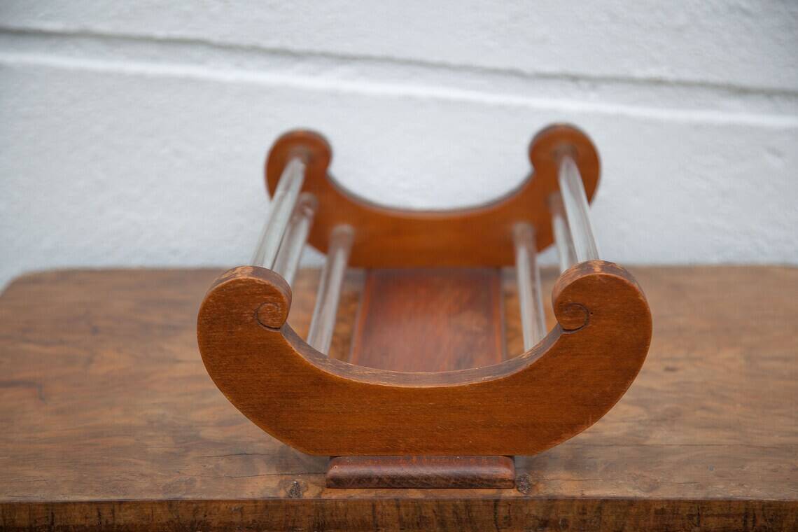 Art deco wooden cup, art deco tray, fruit bowl, decorative tray, centerpiece, kitchen