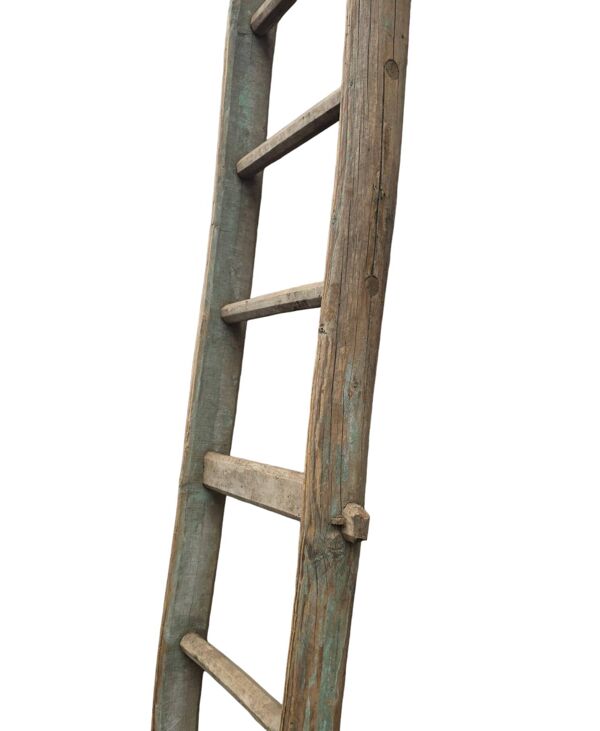 Ancien échelle en tronc d'arbre