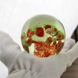 Vintage murano glass sulfide or paper press