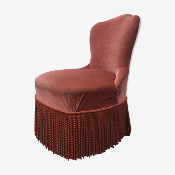 Fauteuil crapaud velours