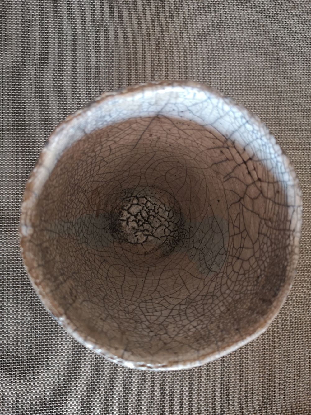 Cache-pot en céramique japonaise Raku
