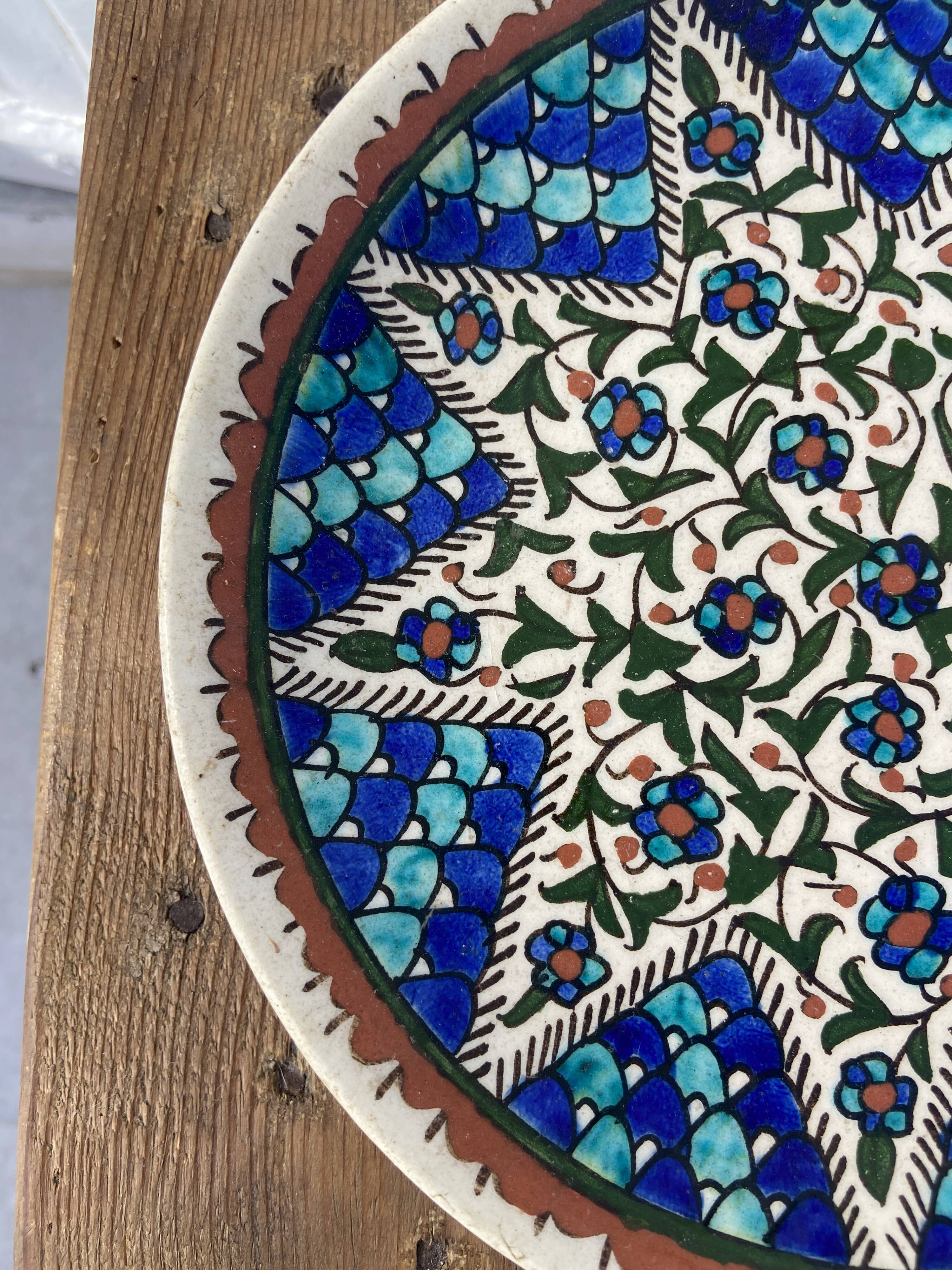 Iznik ceramic wall plate