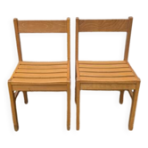 Pair of André Sornay style chairs