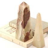 Stone obelisks paperweight, 1970s