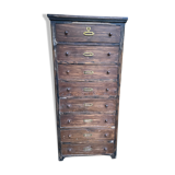 Chiffonnier in fir 19th