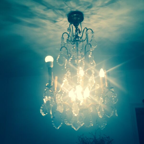 LUSTRE CAGE style louis XV