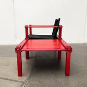 Mid-Century German Farmer Series chairs and table by Gerd Lange for Bofinger, 1960s, set of 5.