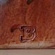 Signed sandstone vase