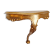Console murale dorée style Louis XV
