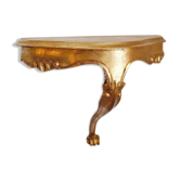 Golden wall console Louis XV style