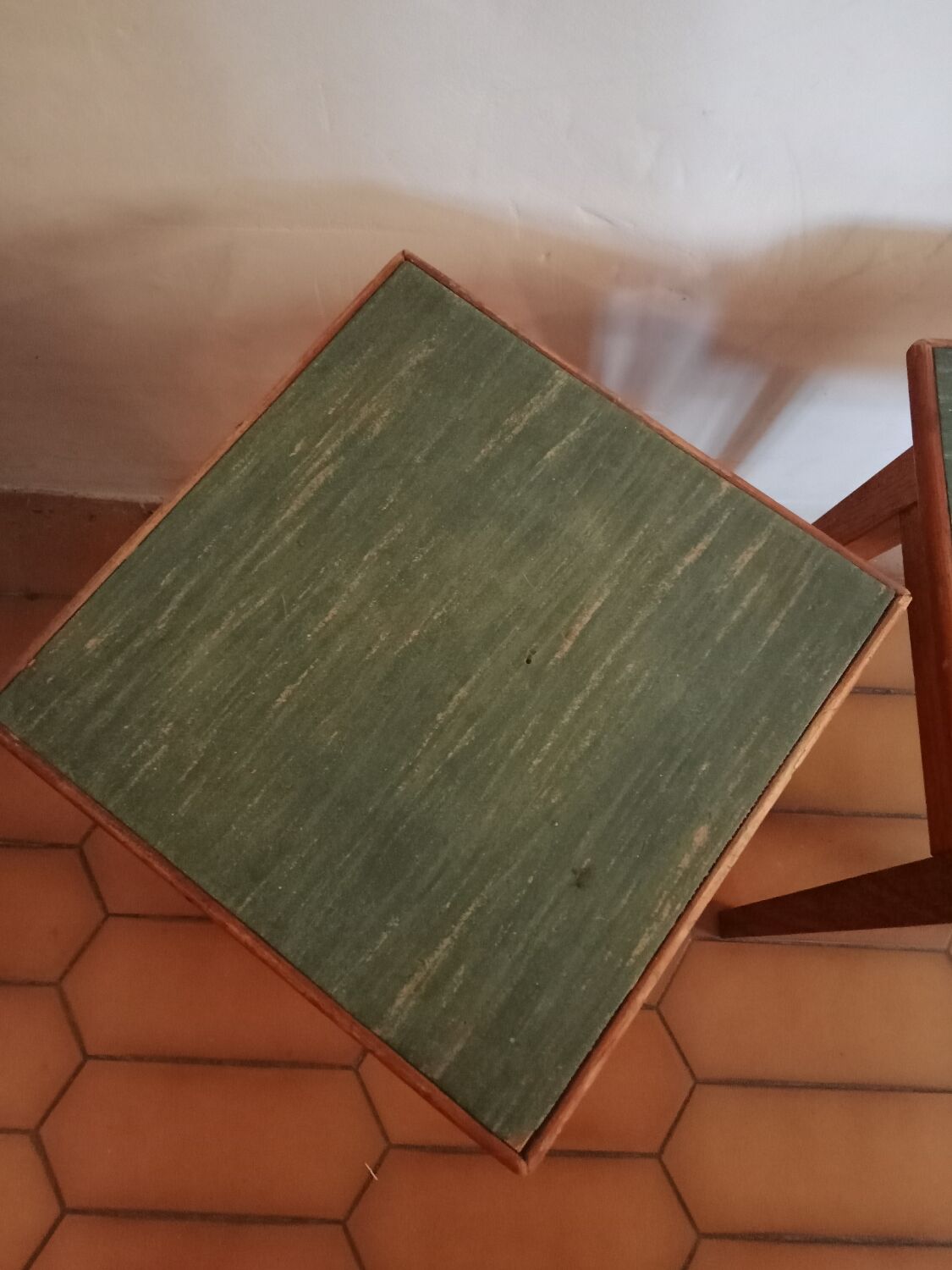 Paire de tabourets vintage
