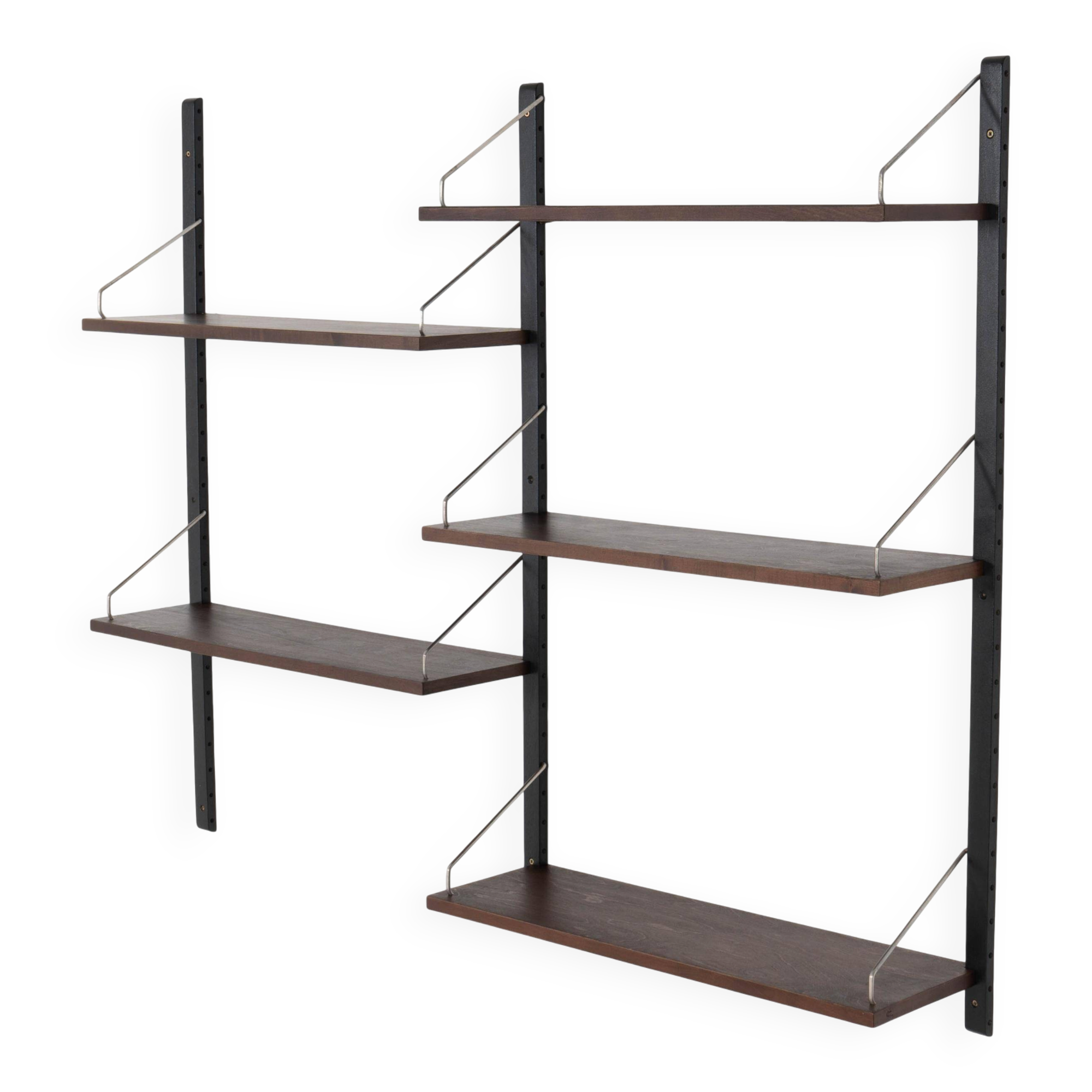Étagère modulaire, design danois, années 1960, designer : Poul Cadovius