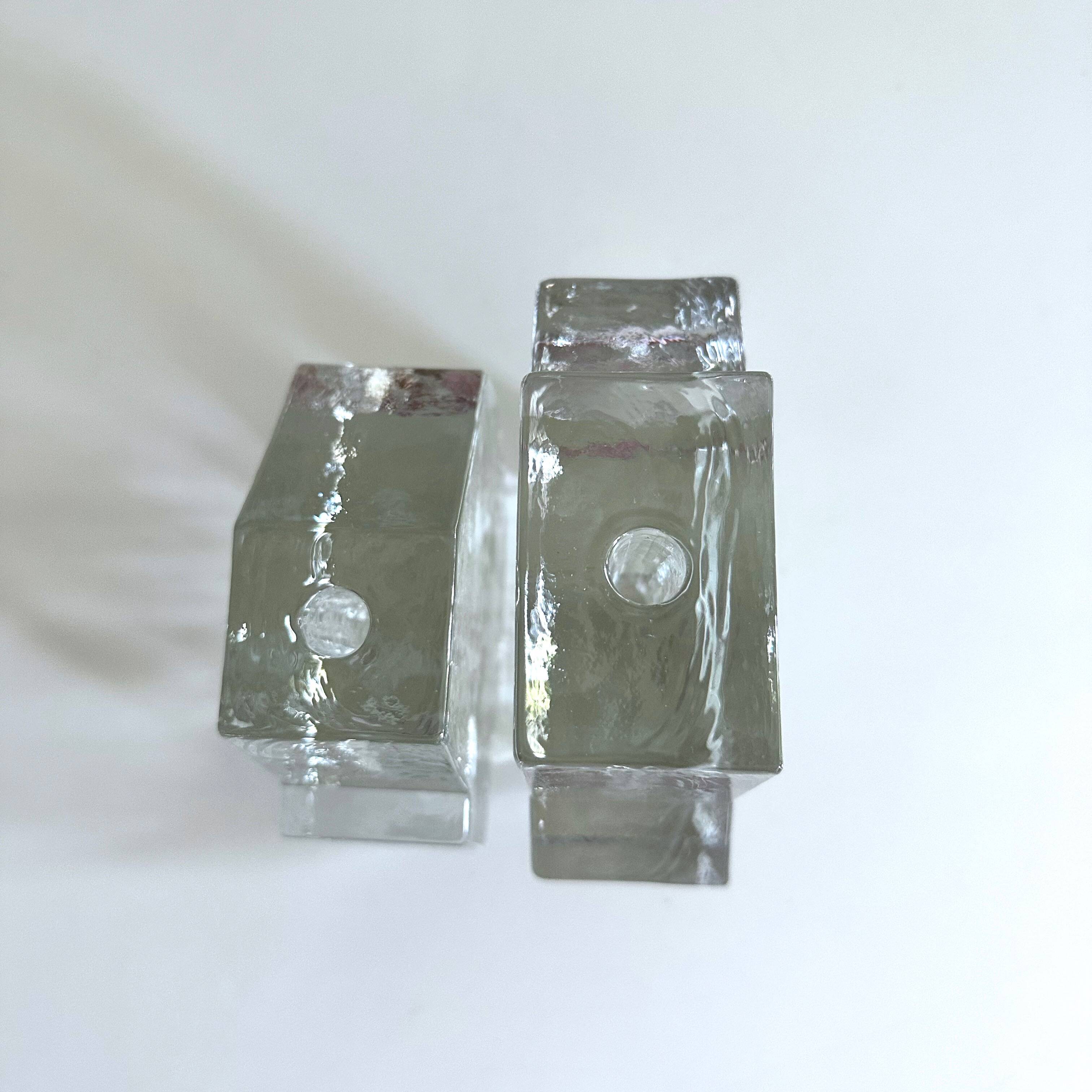 Brutalist Solifleur Vases by Peill & Putzler, 1970s, set of 2