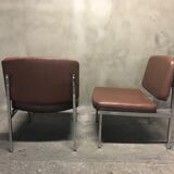 Low armchairs