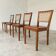 Série de 4 chaises bois et sangles par Krasna Jizba Année 40