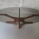 Table basse palissandre vintage Hugues Poignant