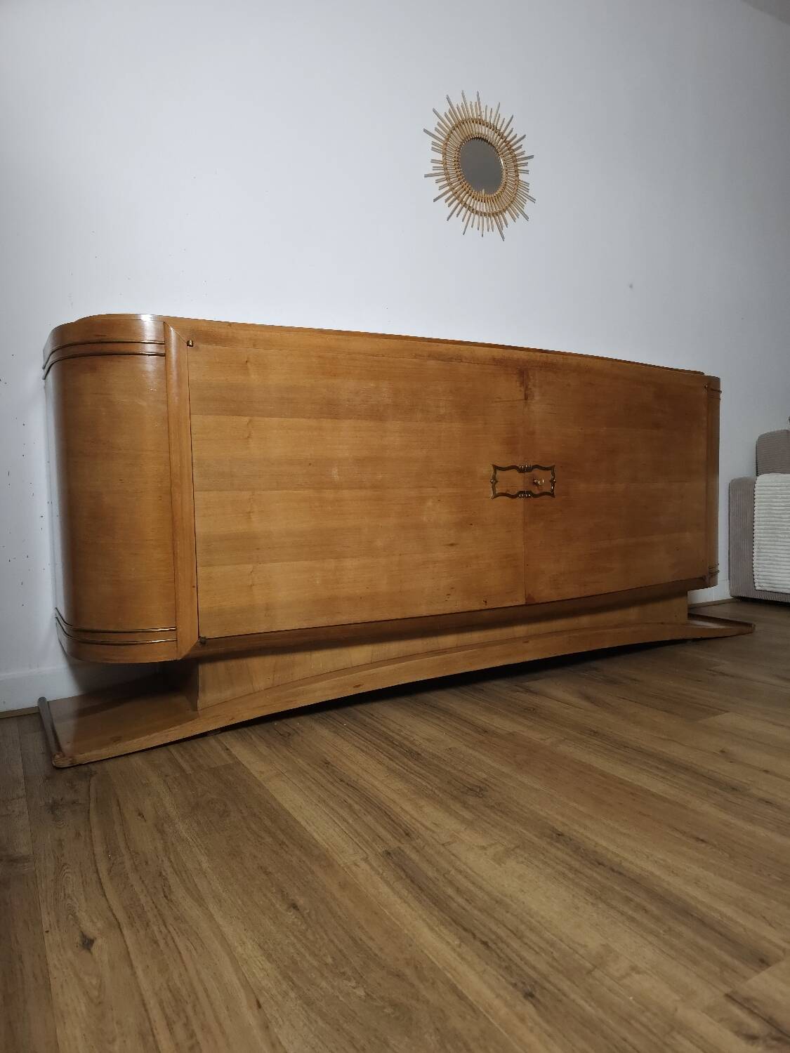 Art Deco Enfilade in walnut – Chic Modernist Style 1950