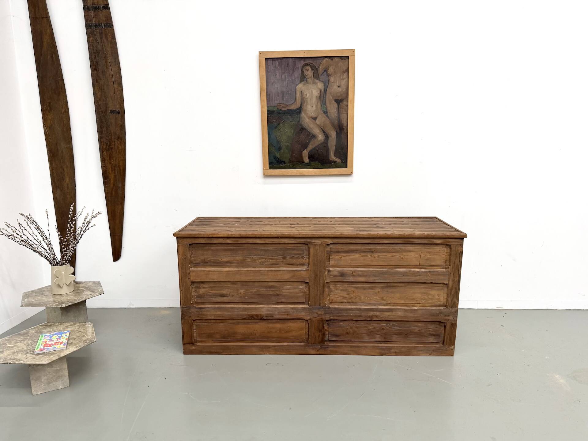 Pine workbench circa 1950