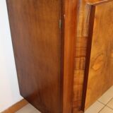 Sideboard from the 50s in burr walnut, stamped