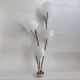 Vintage 1950s sculpture wall lamp