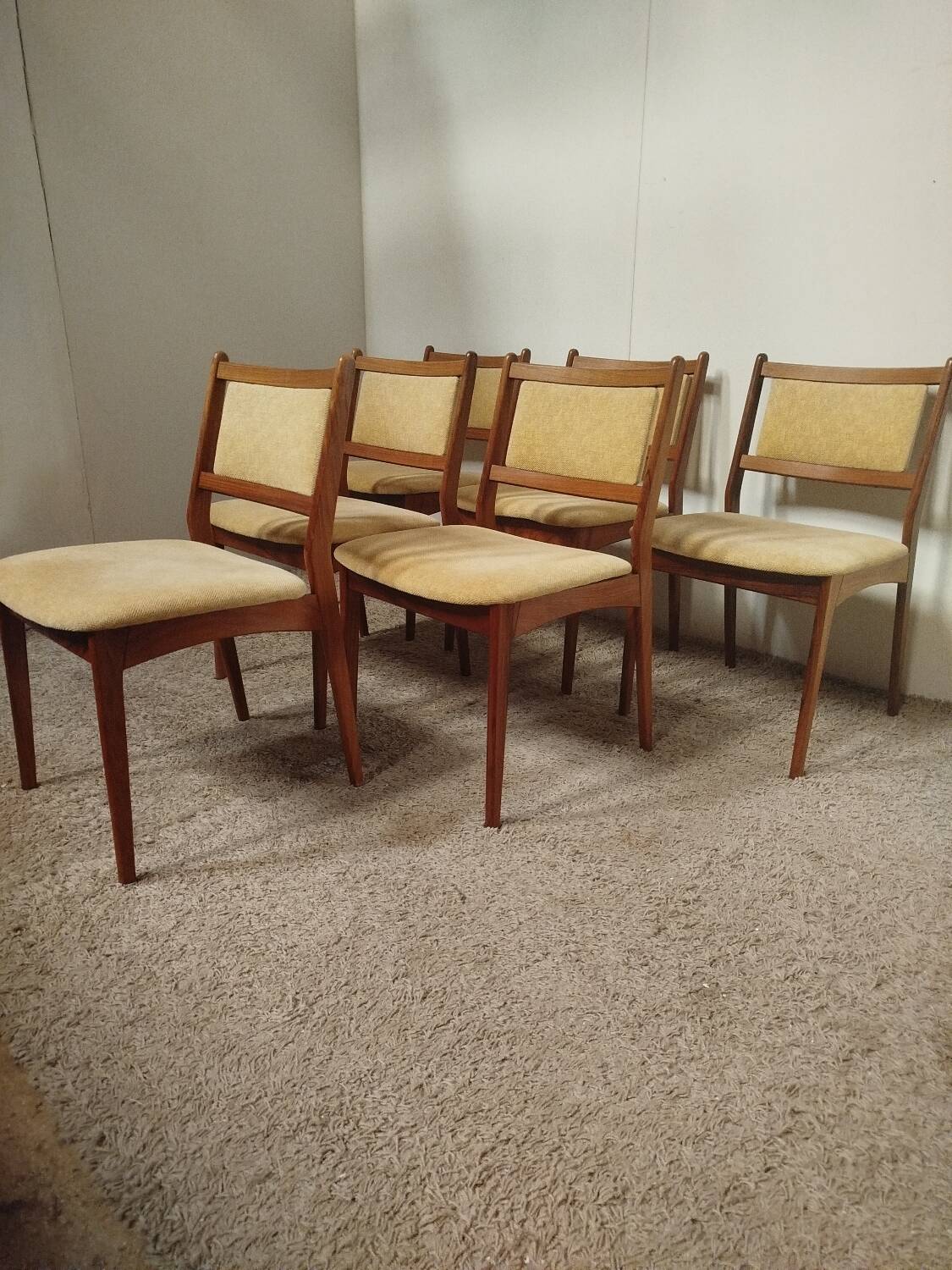 6 Danish rosewood chairs