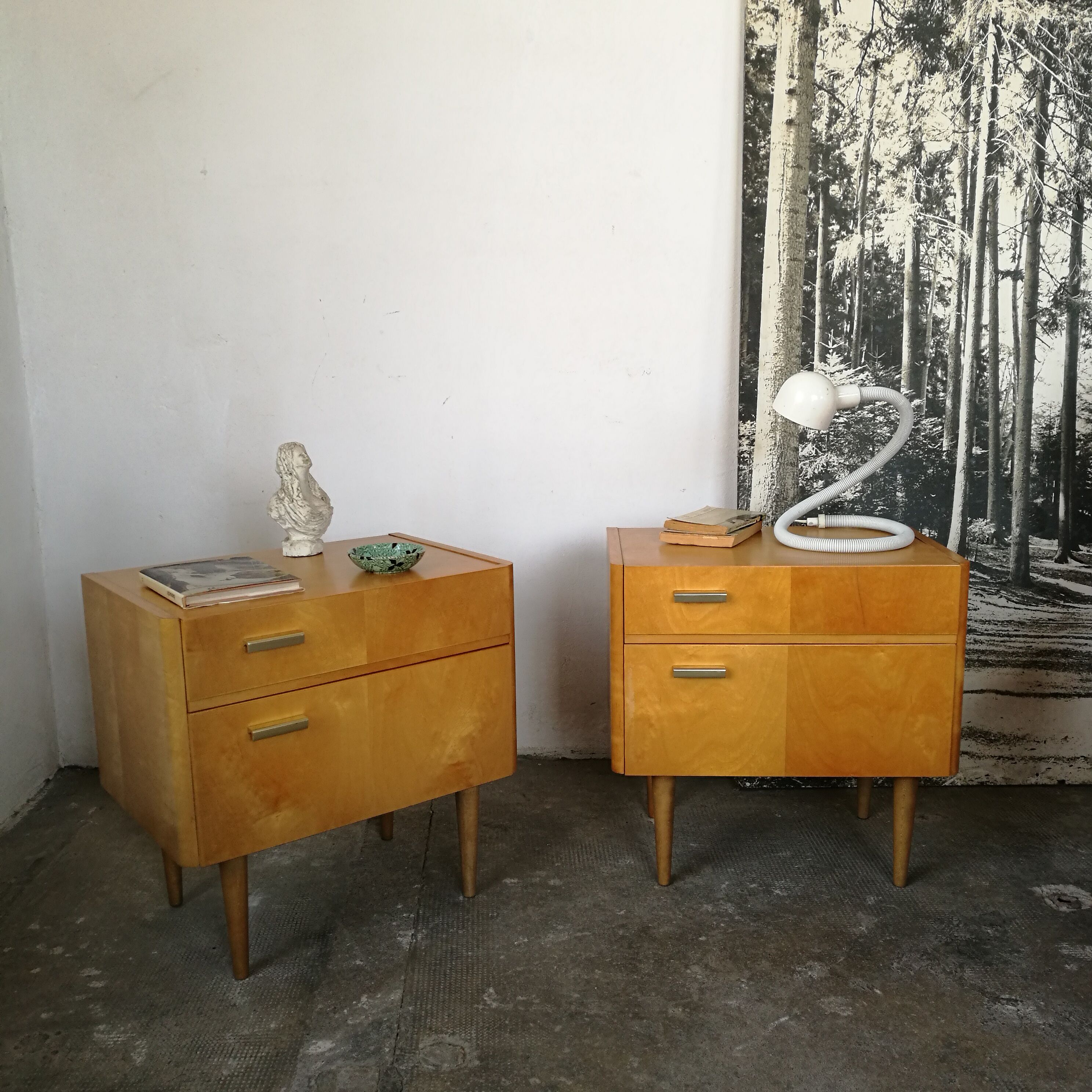 Pair of vintage bedsides from the 80s