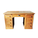 Former master's desk in solid wood