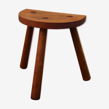 Tabouret brutaliste tripode