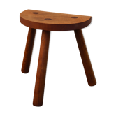 Tabouret brutaliste tripode