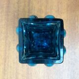 Bubble glass vase from the mid-century Scandinavian space age by Wilhelm Braun-Feldweg for Hirschberg, 1960s.