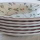 Set of 6 Oakwood England soup plates
