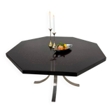 Octagonal dining table in resin, Italy 1970s