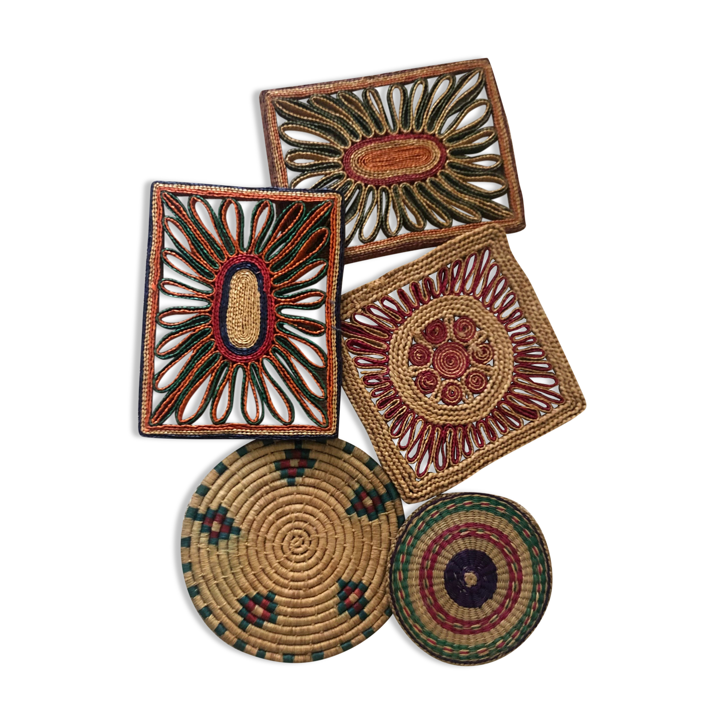 Dessous de plat paille
