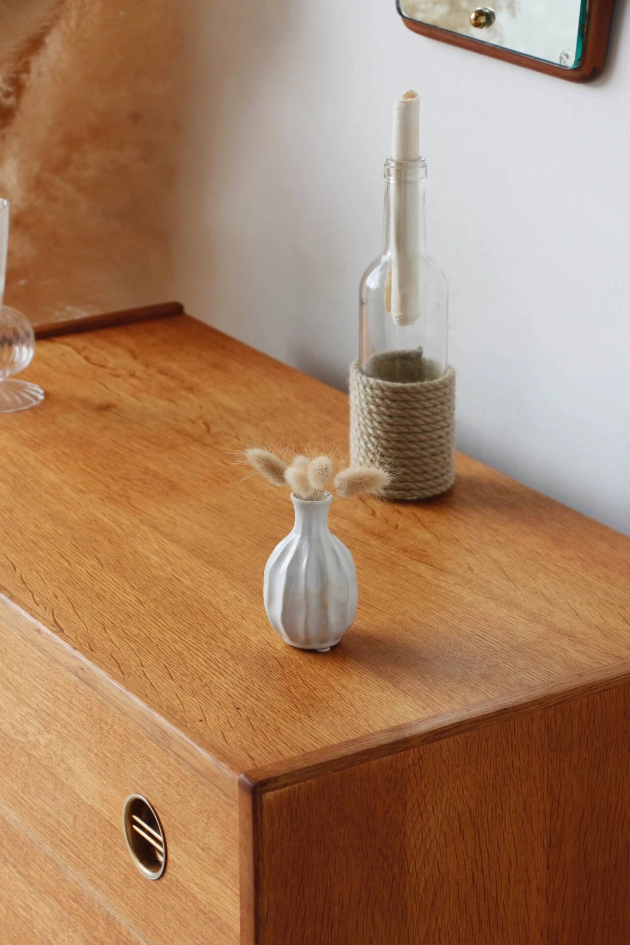 Scandinavian oak chest of drawers | vintage Danish furniture