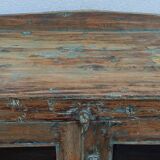 Old wooden cabinet with 4 doors
