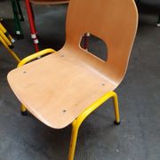 Chaise enfant école vintage 1970