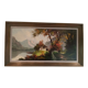 Mountain landscape oil painting