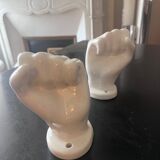 Pair of candle holders