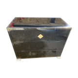 Chest of drawers 3 drawers Pierre Vandel in glass