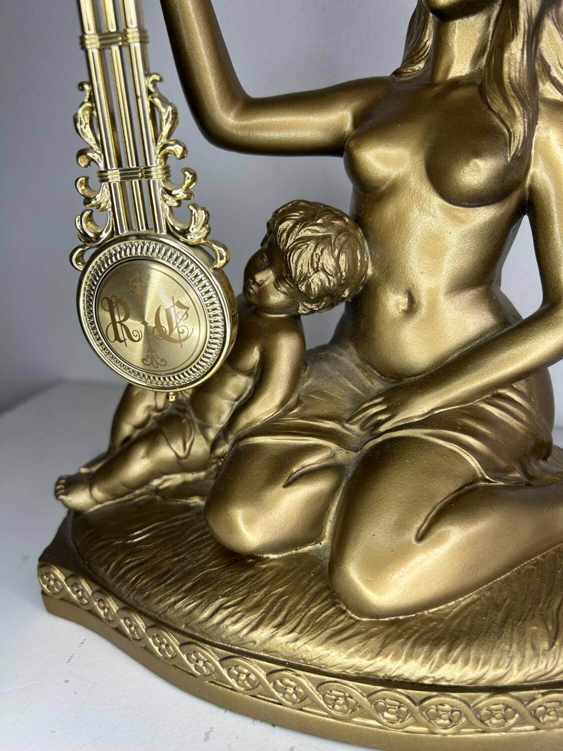 Vintage antique woman pendulum