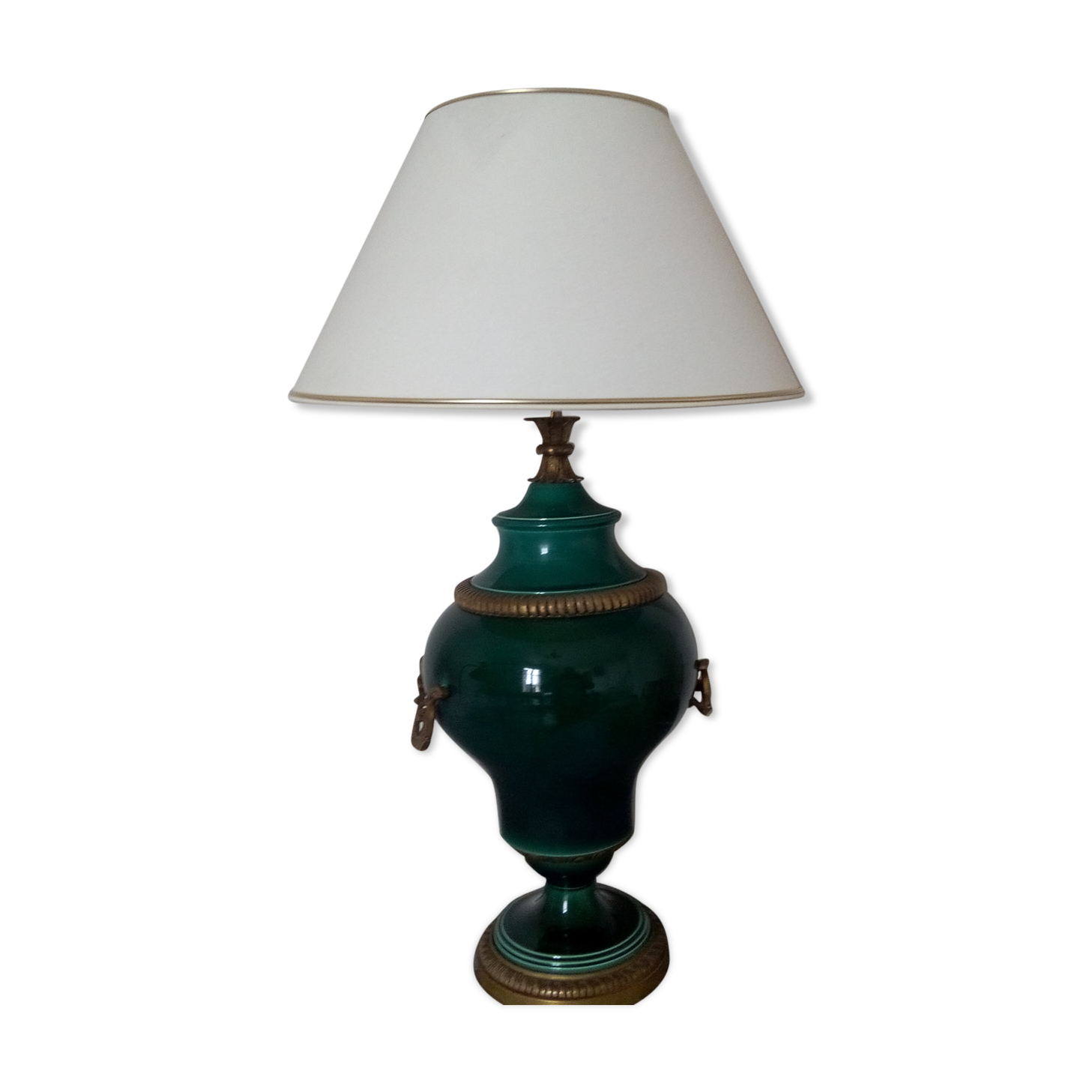 Ceramic baluster lamp
