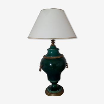 Ceramic baluster lamp