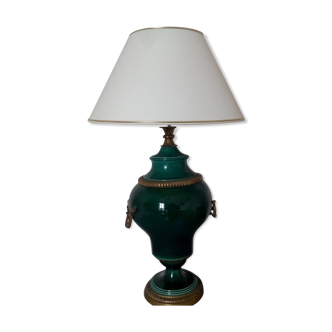 Ceramic baluster lamp