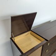 Meuble à Vinyles et Hi-Fi en acajou